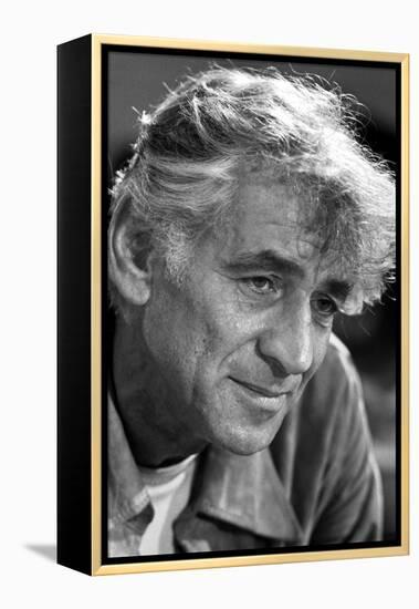 Leonard Bernstein-Marion S. Trikosko-Framed Premier Image Canvas