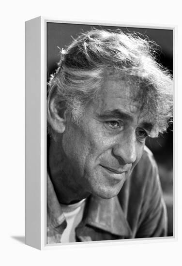 Leonard Bernstein-Marion S. Trikosko-Framed Premier Image Canvas