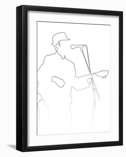 Leonard Cohen-Logan Huxley-Framed Premium Giclee Print