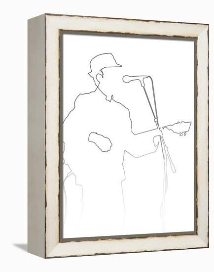 Leonard Cohen-Logan Huxley-Framed Stretched Canvas