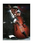 Jazzman Cool-Leonard Jones-Framed Stretched Canvas