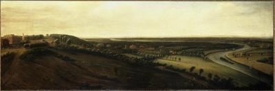 View from the side of Richmond Hill towards the Earl of Rochesters New Park-Leonard Knyff-Giclee Print