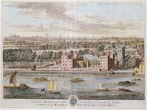 Lambeth Palace, Seat of the Archbishop of Canterbury Engraved by Johannes Kip-Leonard Knyff-Giclee Print