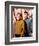 Leonard Nimoy; William Shatner. "Star Trek" [1966].-null-Framed Photographic Print