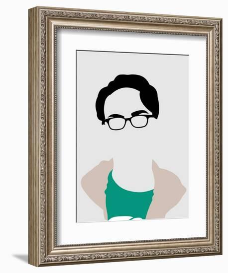 Leonard Portrait-David Brodsky-Framed Premium Giclee Print