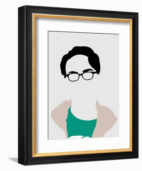 Leonard Portrait-David Brodsky-Framed Premium Giclee Print