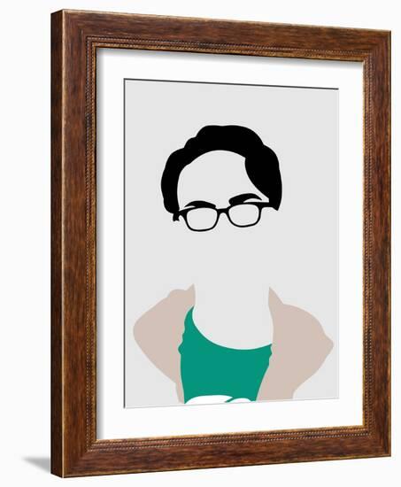 Leonard Portrait-David Brodsky-Framed Art Print