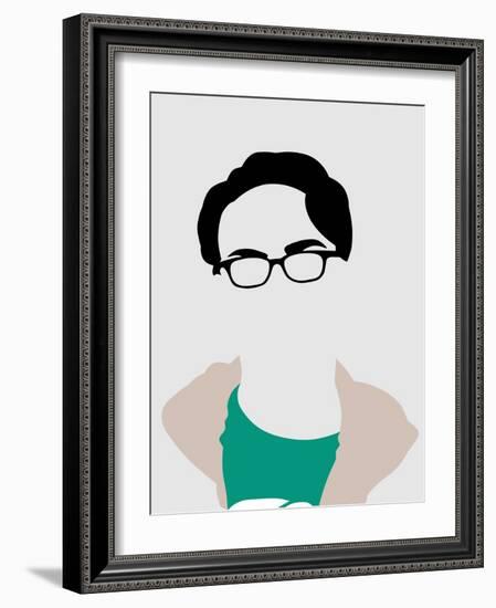 Leonard Portrait-David Brodsky-Framed Art Print