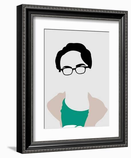 Leonard Portrait-David Brodsky-Framed Art Print