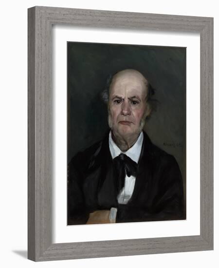 Léonard Renoir, the Artist's Father, 1869-Pierre-Auguste Renoir-Framed Giclee Print