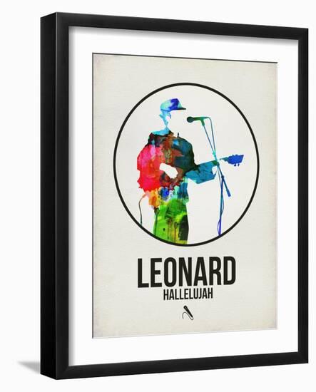 Leonard Watercolor-David Brodsky-Framed Art Print