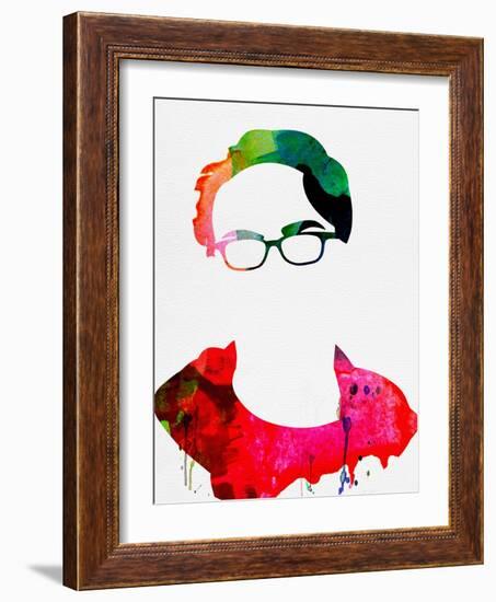 Leonard Watercolor-Lora Feldman-Framed Art Print