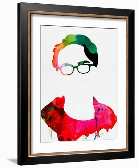 Leonard Watercolor-Lora Feldman-Framed Art Print