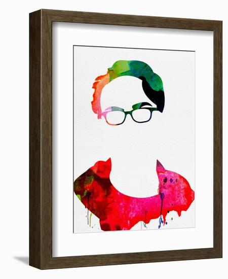 Leonard Watercolor-Lora Feldman-Framed Premium Giclee Print