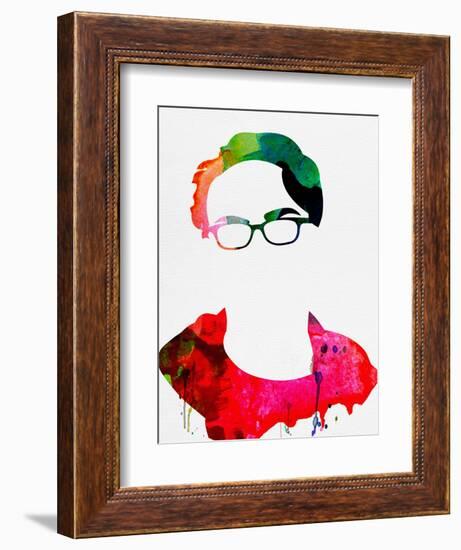 Leonard Watercolor-Lora Feldman-Framed Premium Giclee Print