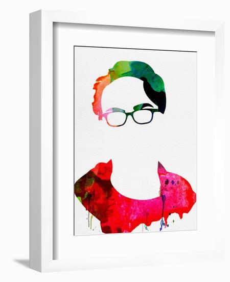 Leonard Watercolor-Lora Feldman-Framed Premium Giclee Print