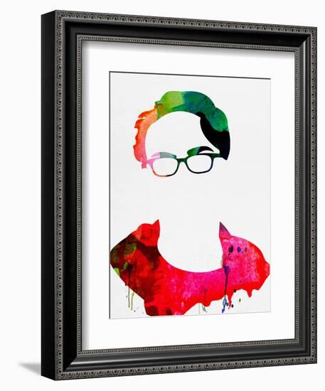 Leonard Watercolor-Lora Feldman-Framed Premium Giclee Print