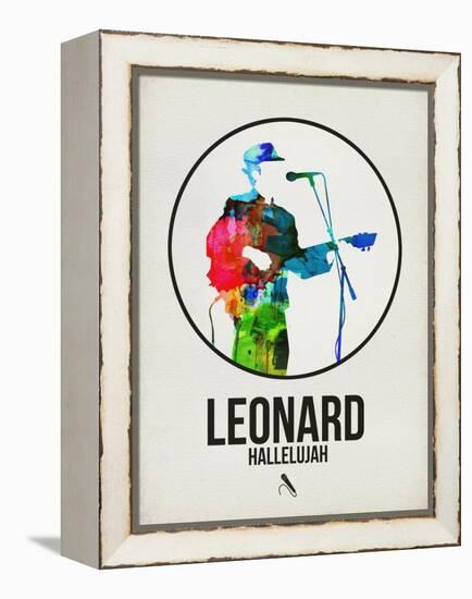 Leonard Watercolor-David Brodsky-Framed Stretched Canvas