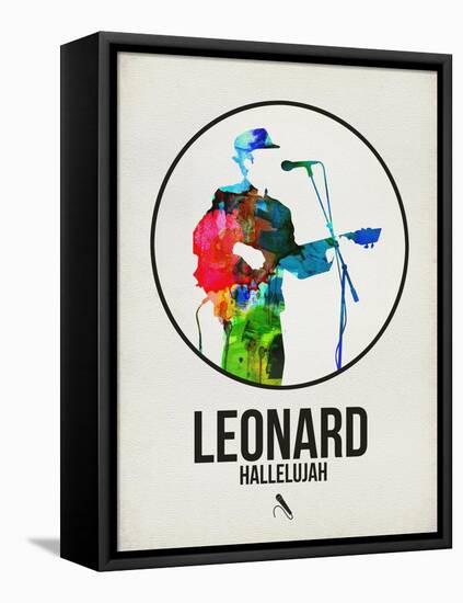 Leonard Watercolor-David Brodsky-Framed Stretched Canvas