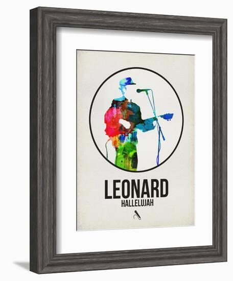 Leonard Watercolor-David Brodsky-Framed Art Print