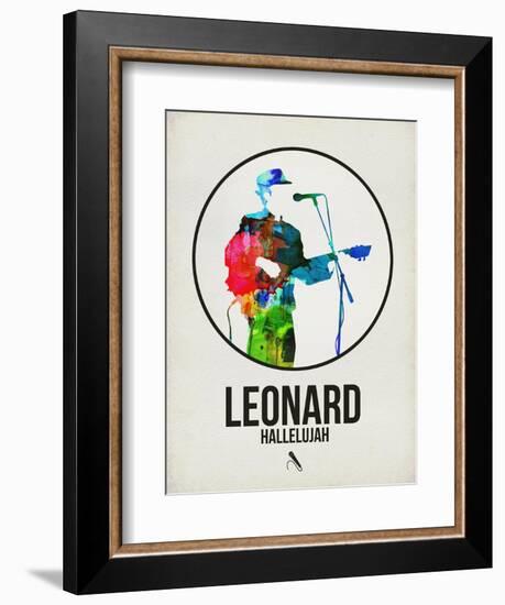 Leonard Watercolor-David Brodsky-Framed Art Print