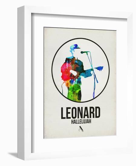 Leonard Watercolor-David Brodsky-Framed Art Print