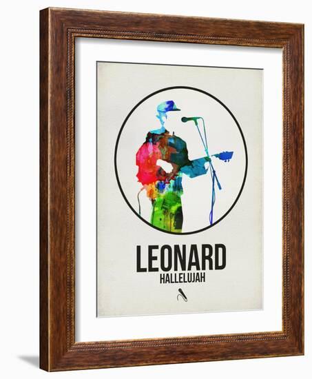 Leonard Watercolor-David Brodsky-Framed Art Print