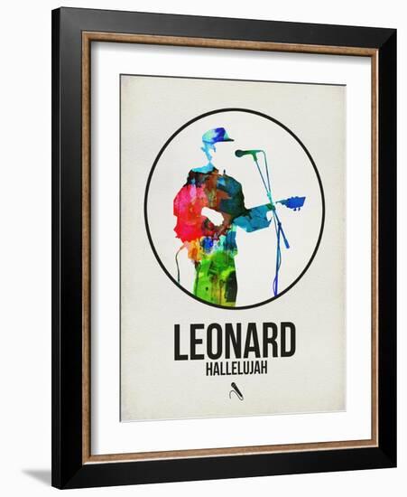 Leonard Watercolor-David Brodsky-Framed Art Print