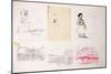 Leonardo 179 (drawing)-Ralph Steadman-Mounted Giclee Print