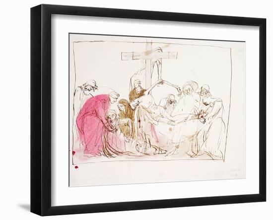 Leonardo 196 (drawing)-Ralph Steadman-Framed Giclee Print