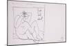 Leonardo 198 (drawing)-Ralph Steadman-Mounted Giclee Print