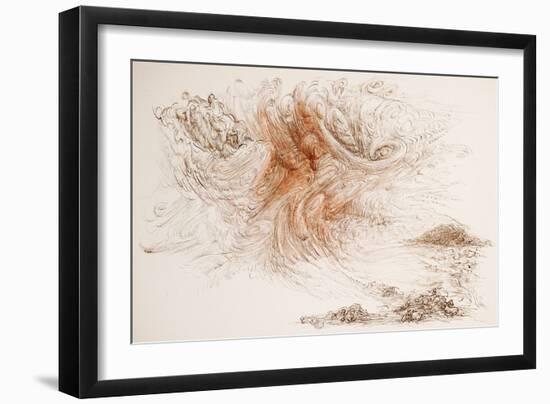 Leonardo 50 (drawing)-Ralph Steadman-Framed Giclee Print