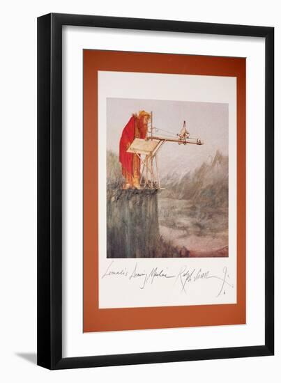 Leonardo 51 (drawing)-Ralph Steadman-Framed Giclee Print