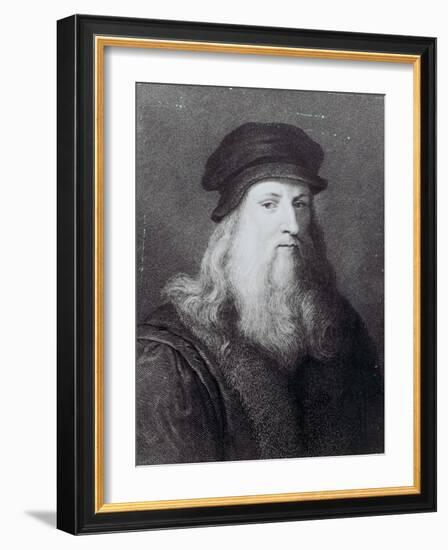 Leonardo Da Vinci, Engraved by Raphael Morghen, 1817-Leonardo da Vinci-Framed Giclee Print