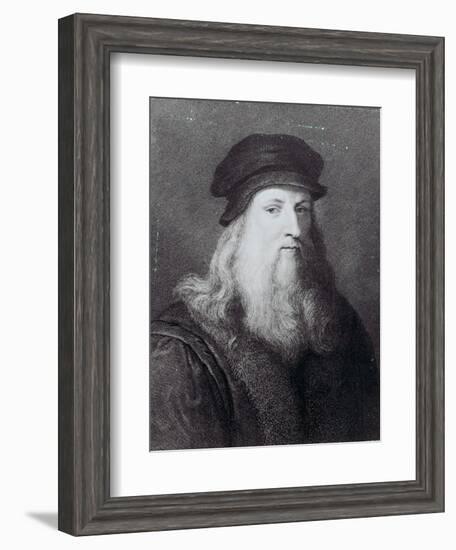 Leonardo Da Vinci, Engraved by Raphael Morghen, 1817-Leonardo da Vinci-Framed Giclee Print