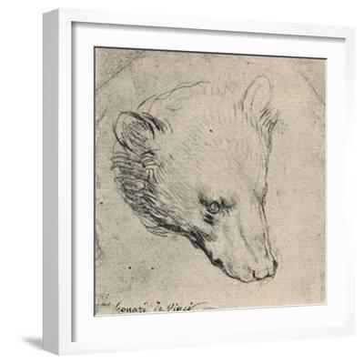 Head of a Bear', c1480 (1945)' Giclee Print - Leonardo da Vinci