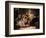 Leonardo Da Vinci Painting the Mona Lisa-Cesare Maccari-Framed Giclee Print