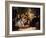 Leonardo Da Vinci Painting the Mona Lisa-Cesare Maccari-Framed Giclee Print