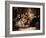 Leonardo Da Vinci Painting the Mona Lisa-Cesare Maccari-Framed Giclee Print