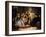 Leonardo Da Vinci Painting the Mona Lisa-Cesare Maccari-Framed Giclee Print