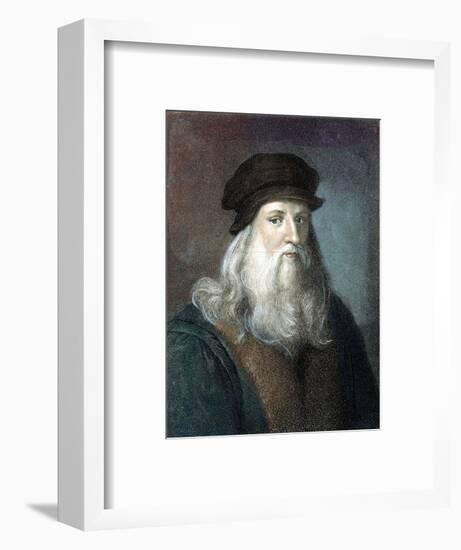 Leonardo Da Vinci-Leonardo da Vinci-Framed Premium Giclee Print