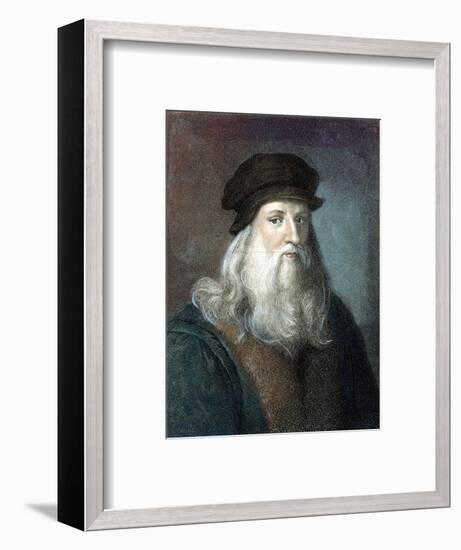 Leonardo Da Vinci-Leonardo da Vinci-Framed Premium Giclee Print