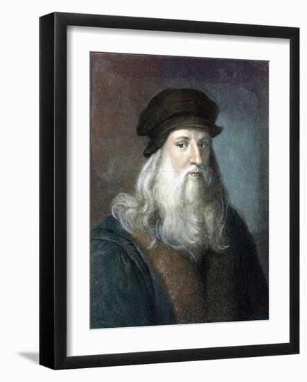 Leonardo Da Vinci-Leonardo da Vinci-Framed Giclee Print