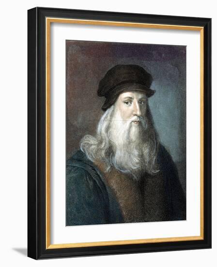 Leonardo Da Vinci-Leonardo da Vinci-Framed Giclee Print