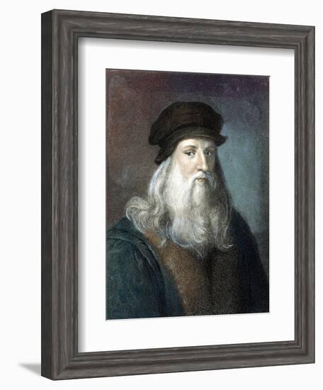 Leonardo Da Vinci-Leonardo da Vinci-Framed Giclee Print