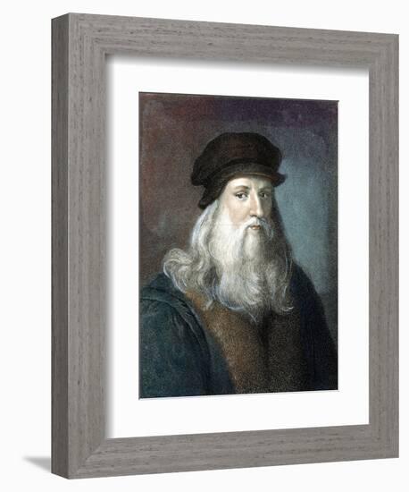 Leonardo Da Vinci-Leonardo da Vinci-Framed Giclee Print