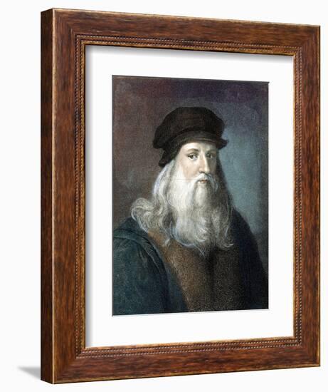 Leonardo Da Vinci-Leonardo da Vinci-Framed Giclee Print