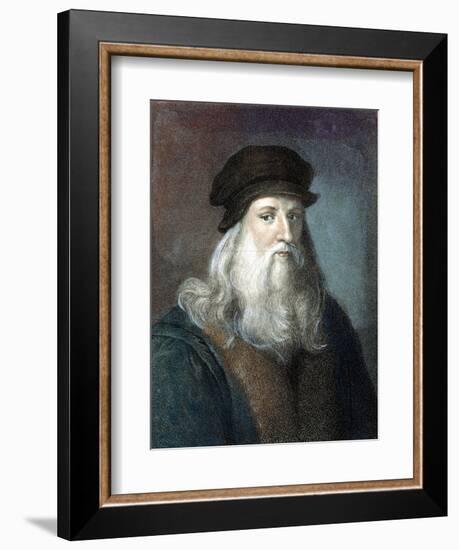 Leonardo Da Vinci-Leonardo da Vinci-Framed Giclee Print