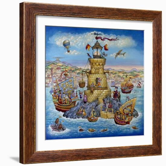 Leonardo's Light-Bill Bell-Framed Giclee Print