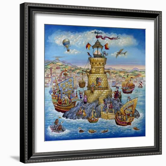 Leonardo's Light-Bill Bell-Framed Giclee Print